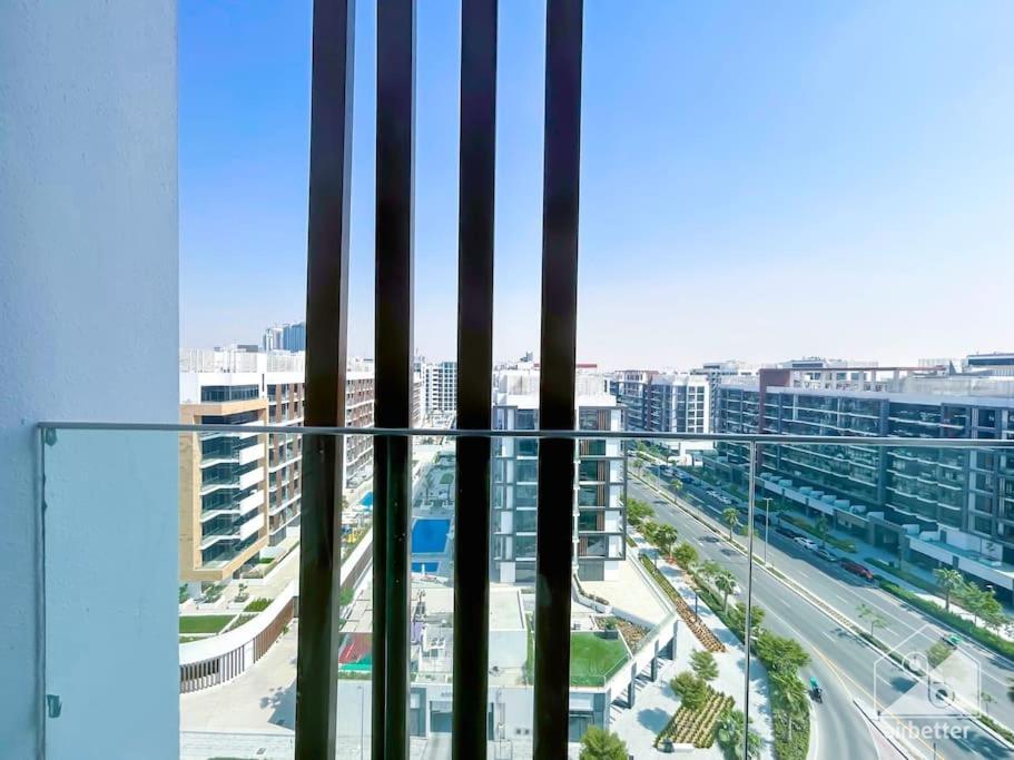 Elegant Meydan Studio With Balcony Views Apartman Dubaj Kültér fotó