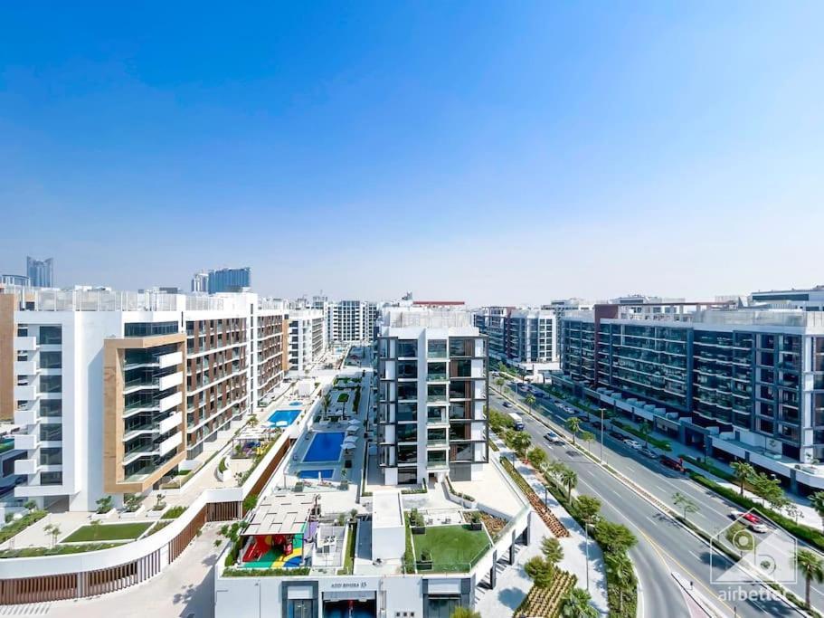 Elegant Meydan Studio With Balcony Views Apartman Dubaj Kültér fotó